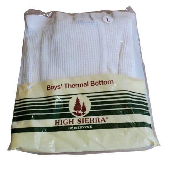 Mervyns High Sierra Boys Thermal Bottoms Pants Size Large 14-16 28" Waist NEW! - Picture 1 of 2